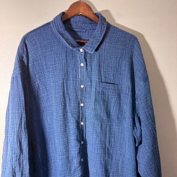 Aerie Gauzy Romper Size XL Missing Belt 100% Cotton - Picture 6 of 11